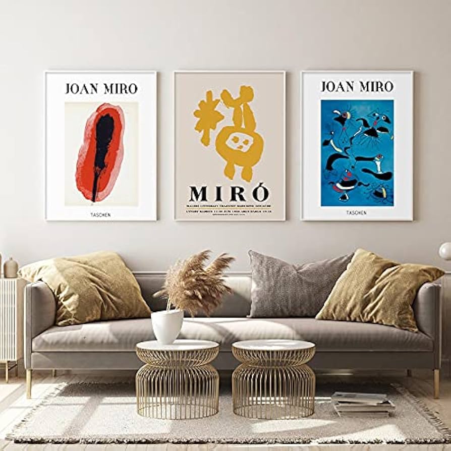 ぷーやん＊ジョアン ミロ コンポジション アート 額縁 インテリア ジョアン ミロ 絵画 ポスター 額 アートパネル アートポスター